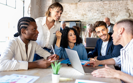 Nearly 90% of nonbinary adults in the workforce are younger than age 35 and half are people of color. (Adobe Stock)