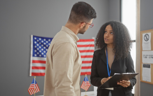 According to Pew research, a lack of public awareness coupled with long hours for low pay are challenges to obtaining poll workers. (Adobe Stock)