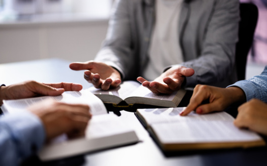About three in 10 Hispanic Republicans identify as evangelical Protestants, a far higher share than the 10% of Hispanic Democrats who say the same, according to Pew Research Center. (Adobe Stock)