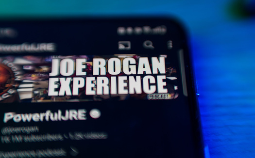 Comedians lobbing political jabs from a right perspective are gaining ground through popular podcasts such as the Joe Rogan Experience. (Adobe Stock)