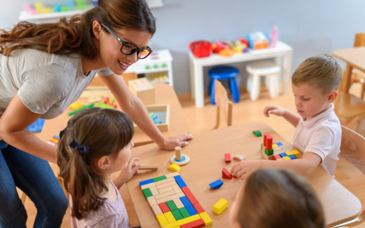 On average, child care providers make less than people who walk dogs for a living, according to Care for Kids. (Adobe Stock) 
