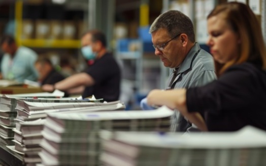 Maryland results canvassed before the election will be released after all polls are closed on Election Day. (Adobe Stock/AI)<br />