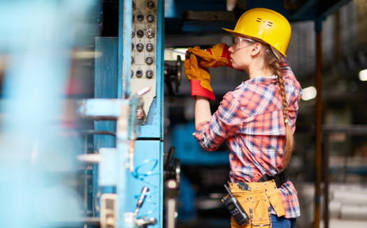 More than 3,000 Maine apprentices were actively working on industry-recognized skill certification in 2022, according to the Maine Department of Labor. (Adobe Stock) <br />