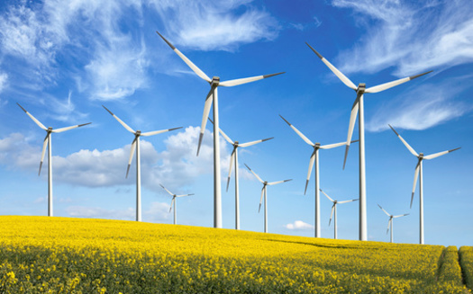 One megawatt (MW) of electricity generated by a wind turbine in Wisconsin can typically power around 350 typical Wisconsin homes, according to Renew Wisconsin. (Adobe Stock)