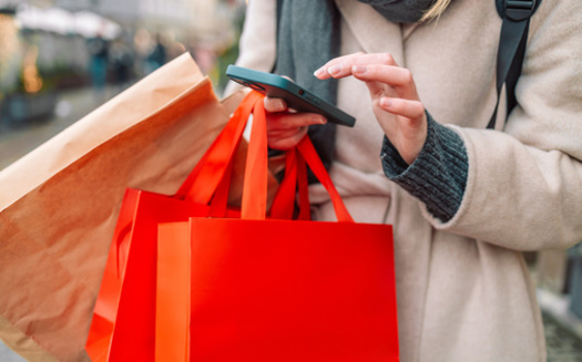 Of those surveyed, 82% said online retailers should include country-of-origin labels for the products they offer. (Adobe Stock) <br />