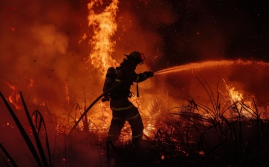 Oregon forestry officials say climate change, warmer-than-average temperatures and current megadrought conditions present new fire prevention and suppression challenges. (Adobe Stock/AI)