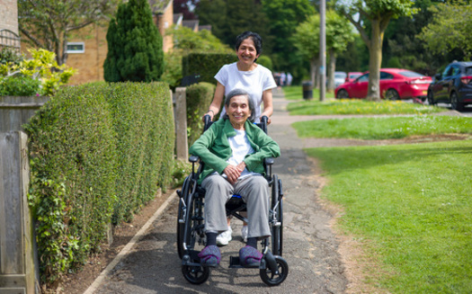 The unpaid care provided by more than 580,000 Wisconsin caregivers is valued at $9.2 billion, according to AARP. (Adobe Stock) <br /><br />