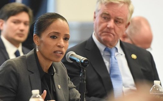 Only four Black women have been elected to the U.S. Senate, including Vice President Kamala Harris, Maryland Senator-elect Angela Alsobrooks, Connecticut Senator-elect Lisa Blunt Rochester and former Illinois Senator Carol Moseley Braun. (Maryland GovPics/ Wikimedia Commons)