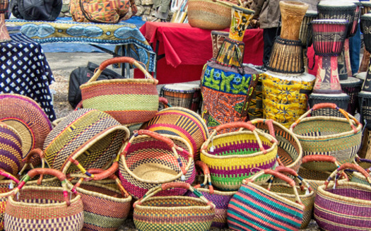 Baskets made by craftspeople in New Mexico are often equal parts utilitarian and works of art. (NelsonSirlin/Adobe Stock)<br />