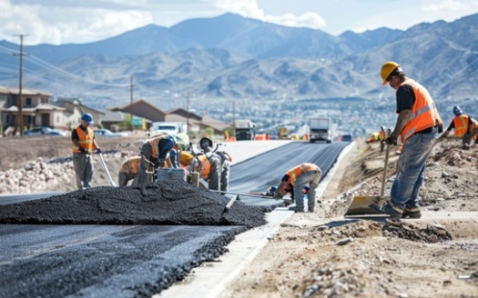 The construction industry in Nevada holds one of the largest shares of immigrant workers, according to the American Immigration Council. (Adobe Stock)<br />
