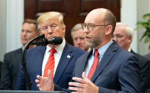 Russ Vought served as director of the Office of Management and Budget at the end of President Donald Trump's first term. (Shealah Craighead/White House)