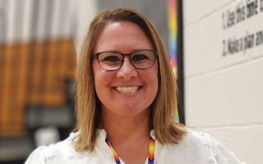 Becky Marszalek, a paraprofessional at Avonworth Elementary School in Pittsburgh, is the Pennsylvania State Education Association's Dolores McCracken Education Support Professional of the Year for the 2024-25 school year. (PSEA)