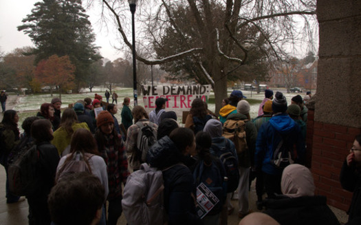 During the first half of 2024, more than 3,200 college students were arrested nationwide in protest of U.S. support for Israel's war in Gaza. including more than a dozen students at the University of New Hampshire. (Ahsan)<br />
