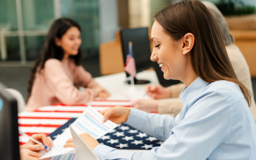 Threats to U.S. poll workers, ballot counters, county clerks and secretaries of state increased significantly after President Donald Trump said the 2020 election was stolen. (MariaVitkovska/Adobe Stock)