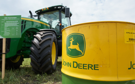 The Federal Trade Commission and farmers' advocates said when producers have to wait in line for a repair at a John Deere dealership, they are losing money by not being in the field. It underscored a new lawsuit seeking to establish more repair options. (Adobe Stock)