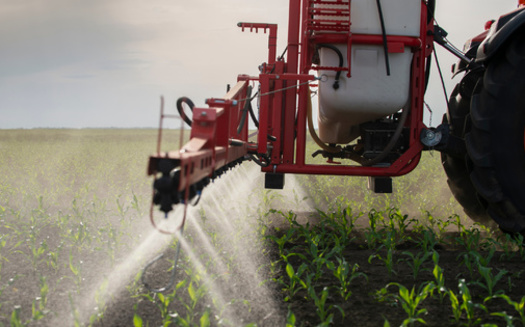 Iowa farmers use at least 54 million pounds of pesticides annually, among the highest amounts in the nation. (Adobe Stock)