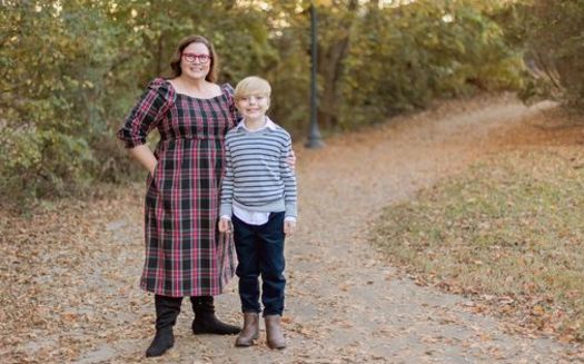 Jen Fisher's son Raleigh has received all the recommended vaccines for a child his age but his mother still worries about potential exposures given faltering vaccination rates in Tennessee. She said even a weakened form of virus could send him to the emergency room. (Sarah Jones Portraits)<br />