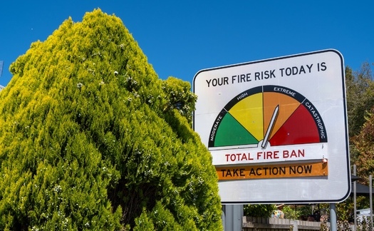 Red flag warnings and fire weather watches are the two main types of fire alerts the National Oceanic and Atmospheric Association issues. (Adobe Stock)