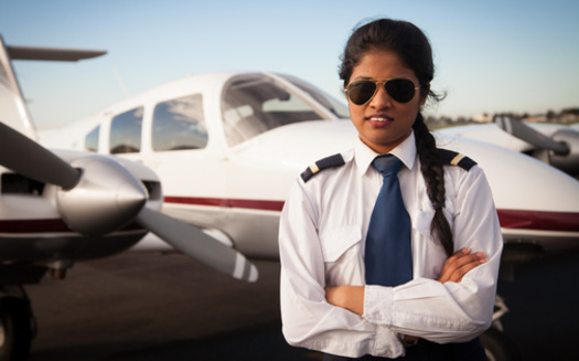 While students work toward their pilots licenses at the Doswell School of Aeronautical Sciences in Denton, they also gain knowledge in subjects like aviation law, weather and aerodynamics. It is the only such program in the nation geared toward women. (Craig/Adobe Stock)