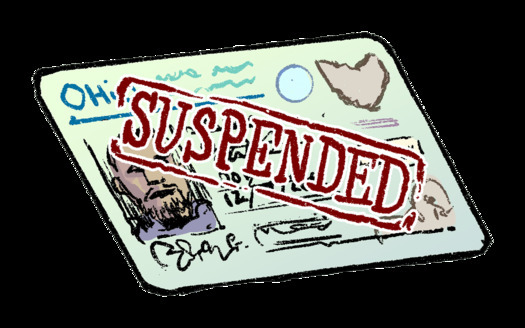 State lawmakers and advocates estimated up to 600,000 Ohio drivers had suspensions related to unpaid fines and fees. (Graphic by Celina Fang/The Marshall Project)
