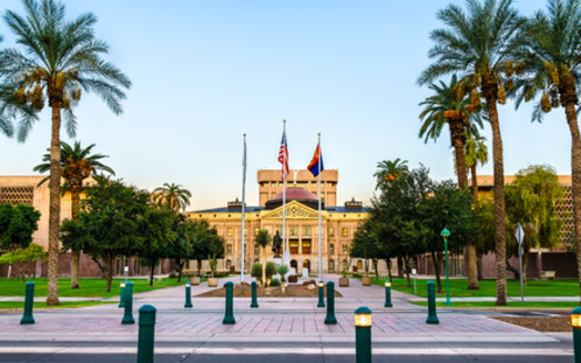 A peaceful May Day demonstration will start at the Arizona State Capitol in Phoenix, and end at the Sandra Day O'Connor U.S. Courthouse. (Leonid Andronov/Adobe Stock) 