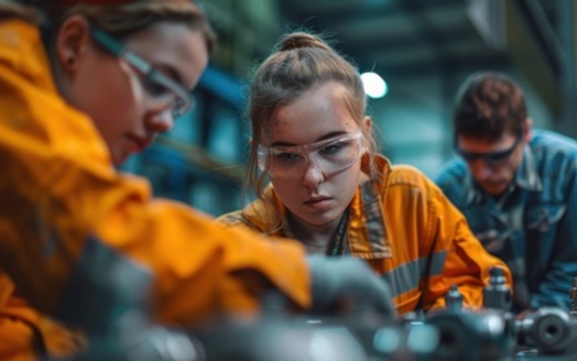Researchers said a new SkillsUSA and Northern Illinois University study is the most comprehensive to date on how many students are involved in apprenticeships, internships, courses and other work-based learning activities. (Adobe Stock) 