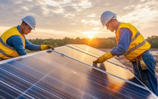 Researchers found between 2010 and 2018, more than 60% of solar projects faced National Environmental Policy Act-related litigation. (Adobe Stock/AI)<br />