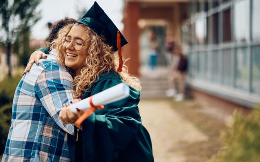 While Oregon ranked poorly for education overall, the 2025 Kids Count Data Book showed high school graduation rates are up in the state, as well as nationwide. (Drazen/Adobe Stock)
