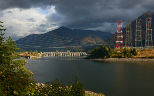 Despite the area's beauty, a decades-old waste disposal site lies underwater around Bonneville Dam, leaching toxic levels of mercury and lead as well as industrial chemicals known as PCBs. (thecolorpixels/Adobe Stock) 