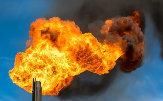 Methane and other emissions at oil and gas operations, when combined with sunlight, can produce dangerous ground-level ozone pollution. (Adobe Stock)