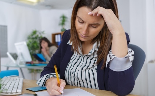 A survey by the National Association of Colleges and Employers found among women graduating with a bachelor's degree, the average salary was $59,778; for men, the average was $72,190. (Jacob Lund/AdobeStock)