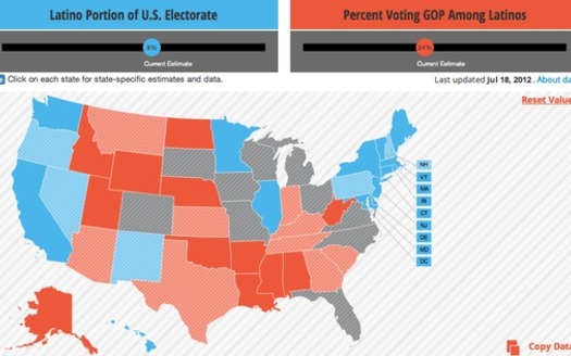 GRAPHIC: Latino voter preferences. 
