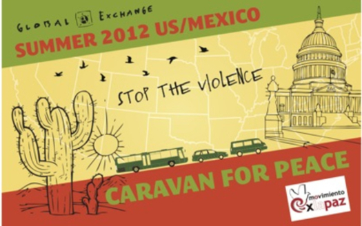 GRAPHIC: Caravan for Peace post card.