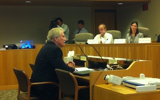 PHOTO: Gov. John Kitzhaber addresses members of the Oregon Commission on Public Safety. Photo credit: Shannon Wight
