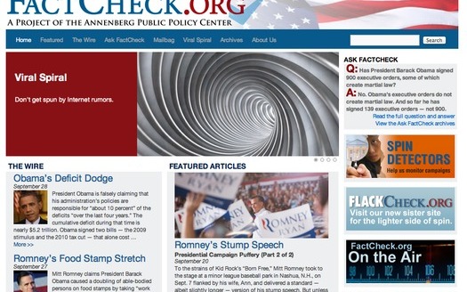 GRAPHIC: The content of political ads needs to be double-checked with reliable sources, like the website 'factcheck.org.'