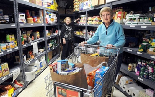 PHOTO: Food shelf use in North Dakota is up 6.5% this year. Courtesy Hunger Solutions Minnesota.