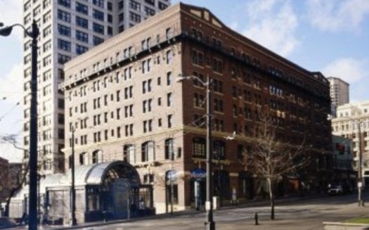 PHOTO: The Morrison was renovated in 2005 as studio apartments. It is the largest emergency shelter in the Seattle area, with on-site addiction and mental health services. Courtesy of Downtown Emergency Service Center.
