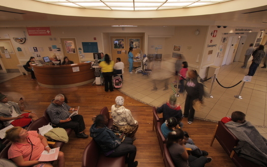 PHOTO: The waiting room at Highland Hospital in Oakland, Calif., featured in the film 