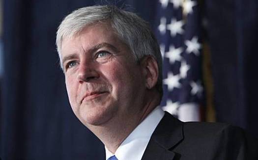 PHOTO: In his State of the State address Wednesday night, Governor Rick Snyder said he would like to see Michigan's largest insurer become a customer-owned nonprofit agency, a move that would relax regulations on the insurer. 