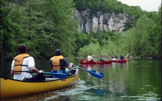 PHOTO: Canoe trips on the Buffalo River are just one way folks are boosting the outdoor recreation economy in Arkansas. Courtesy Arkansas Dept. of Parks & Tourism