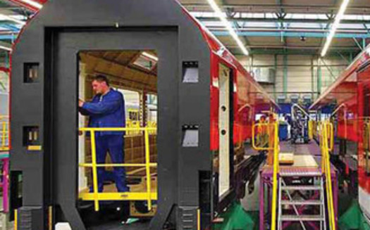 Around 500 Midwestern companies are building rail cars or components for high-speed rail  Courtesy of: ELPC