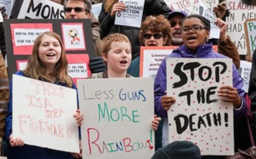 PHOTO: Grassroots groups are cautiously optimistic new gun laws will pass this week. Photo credit: Executive Office of the Governor