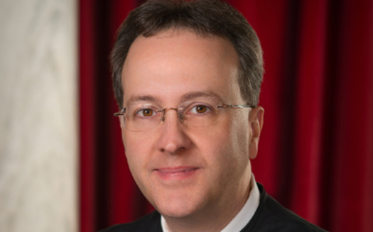 PHOTO: State Supreme Court Justice Allen Loughry won his seat using public financing, much to the surprise of political observers. Photo courtesy of the state Supreme Court.  