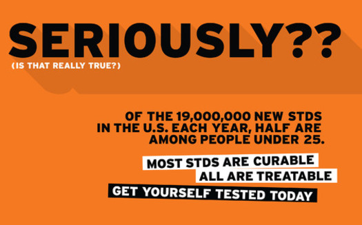 PHOTO: April is National STD Awareness Month. Montanans under age 25 are being encouraged to be tested, since many infections have no symptoms. Poster courtesy of CDC