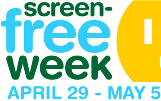 GRAPHIC: Children  and adults  are urged to resist the tantalizing images on entertainment screens for one week, starting April 29th. Courtesy CCFC.