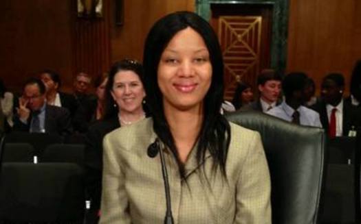 PHOTO: Sex trafficking survivor Asia Graves shared her story with a congressional committee  investigating the exploitation of children in foster care. Courtesy of FAIR Girls.