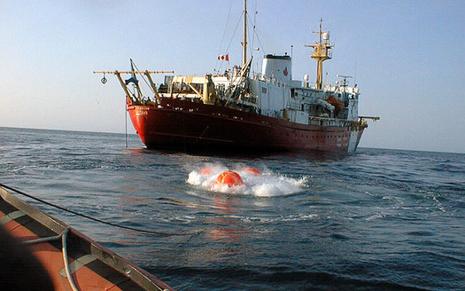 PHOTO: Loud seismic air gun blasts could damage sea life and fisheries in the Atlantic. Photo credit: Natural Resources Canada.