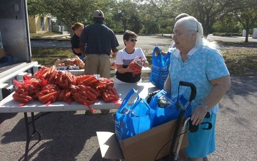 Photo: Thousands of Floridians count on Florida Foodbanks. Courtesy: Florida Association of Food Banks.