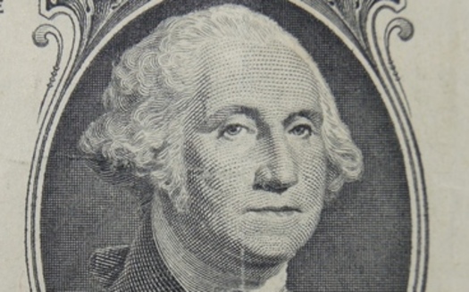 PHOTO: Michigan credit unions are offering kids a different look at 'George Washington.' They lead the country in giving students access to in-school financial services. Photo credit: Rob South.