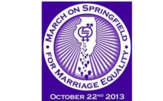 IMAGE:Leaders from labor, immigration, faith, women's health, business, sports and voting-rights movements will join LGBT families, leaders and allies at an equal-marriage rally today at the state Capitol. Image: march logo.